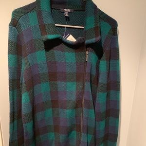 Plaid Check Jacket Coat